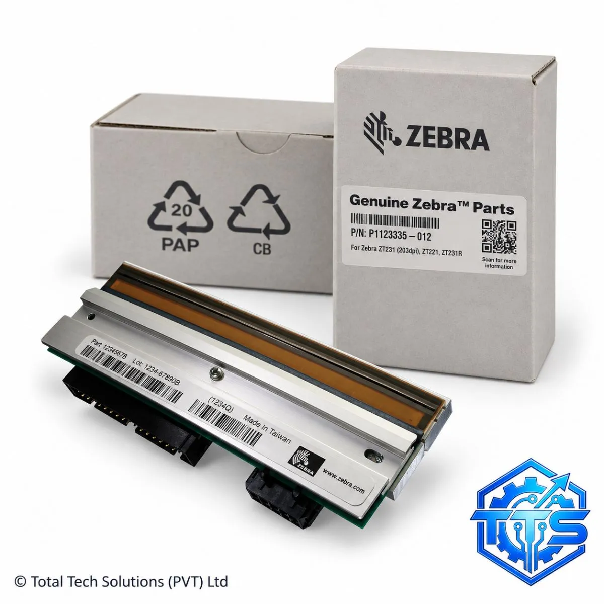 Zebra ZT231 203dpi Genuine Printhead - P1123335-056, image 2