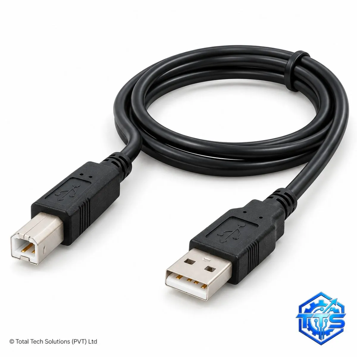 Total Tech Solutions Printer Cable USB 2.0 Type-A to Type-B – 1 Meter, image 4