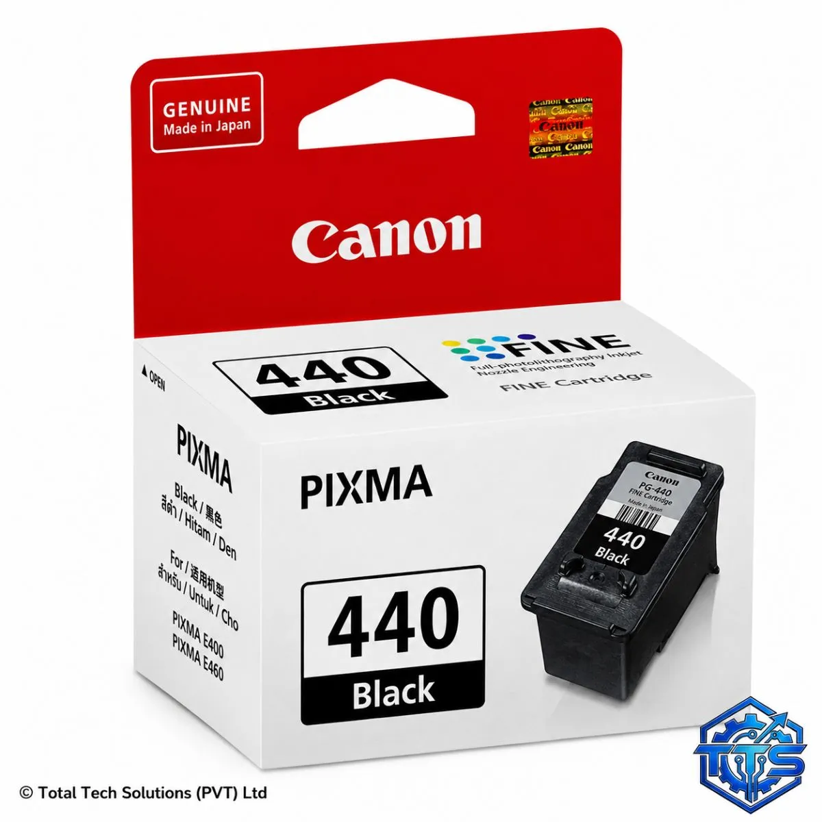 Canon PIXMA PG-440 Black Original FINE Ink Cartridge, image 3