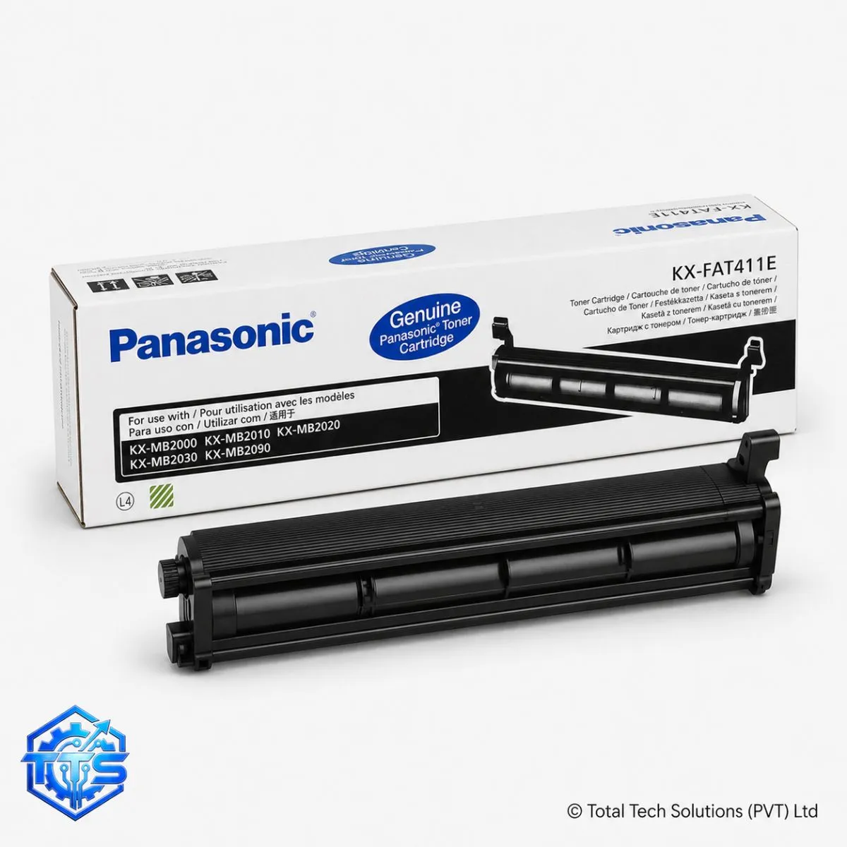 Panasonic KX-FAT411E Original Black Toner Cartridge for MB2000/MB2030/MB2090, image 2
