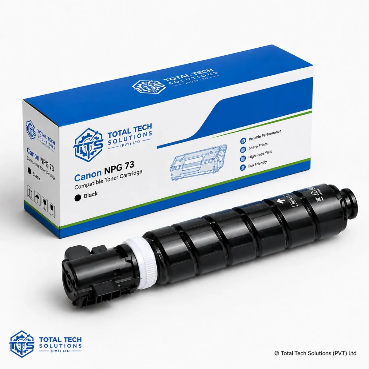 Total Tech Solutions Canon NPG-73 Compatible Black Toner Cartridge, image 2