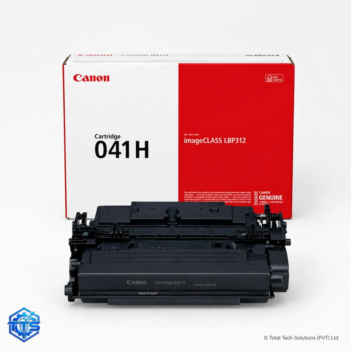 Canon 041H Black Original High-Yield Toner Cartridge, 20,000 Page Yield