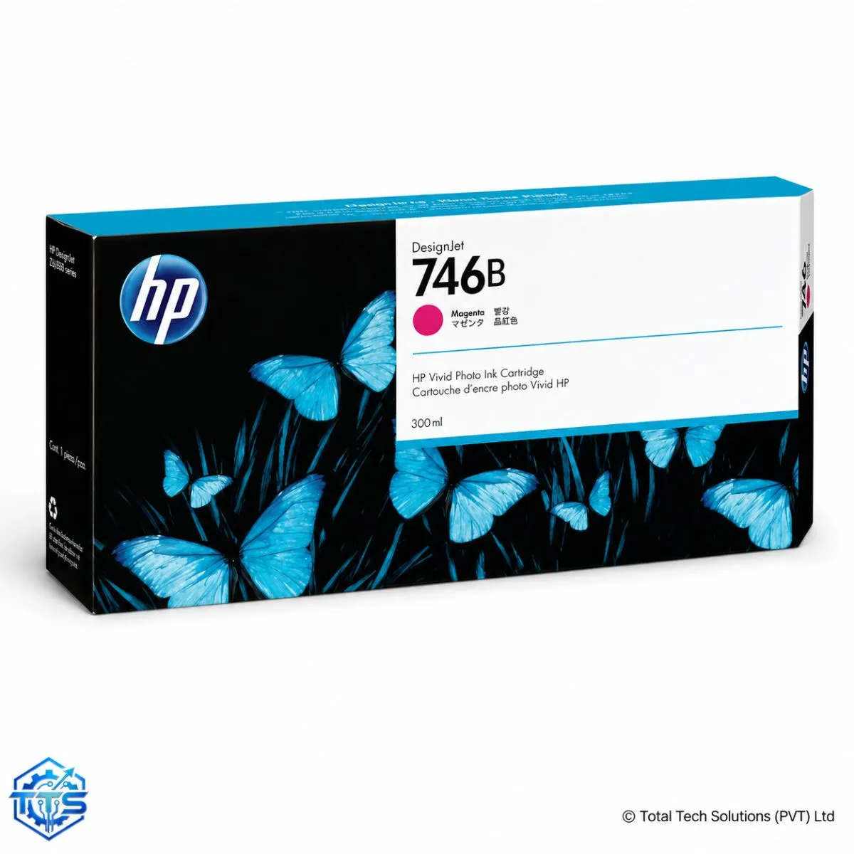 HP 746B 300-ml Original DesignJet Ink Cartridge