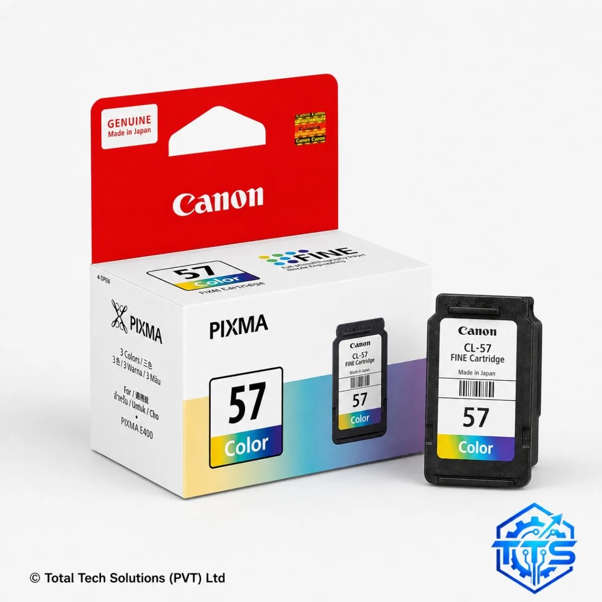 Canon PIXMA CL-57 Tri-Color Original FINE Ink Cartridge, image 3