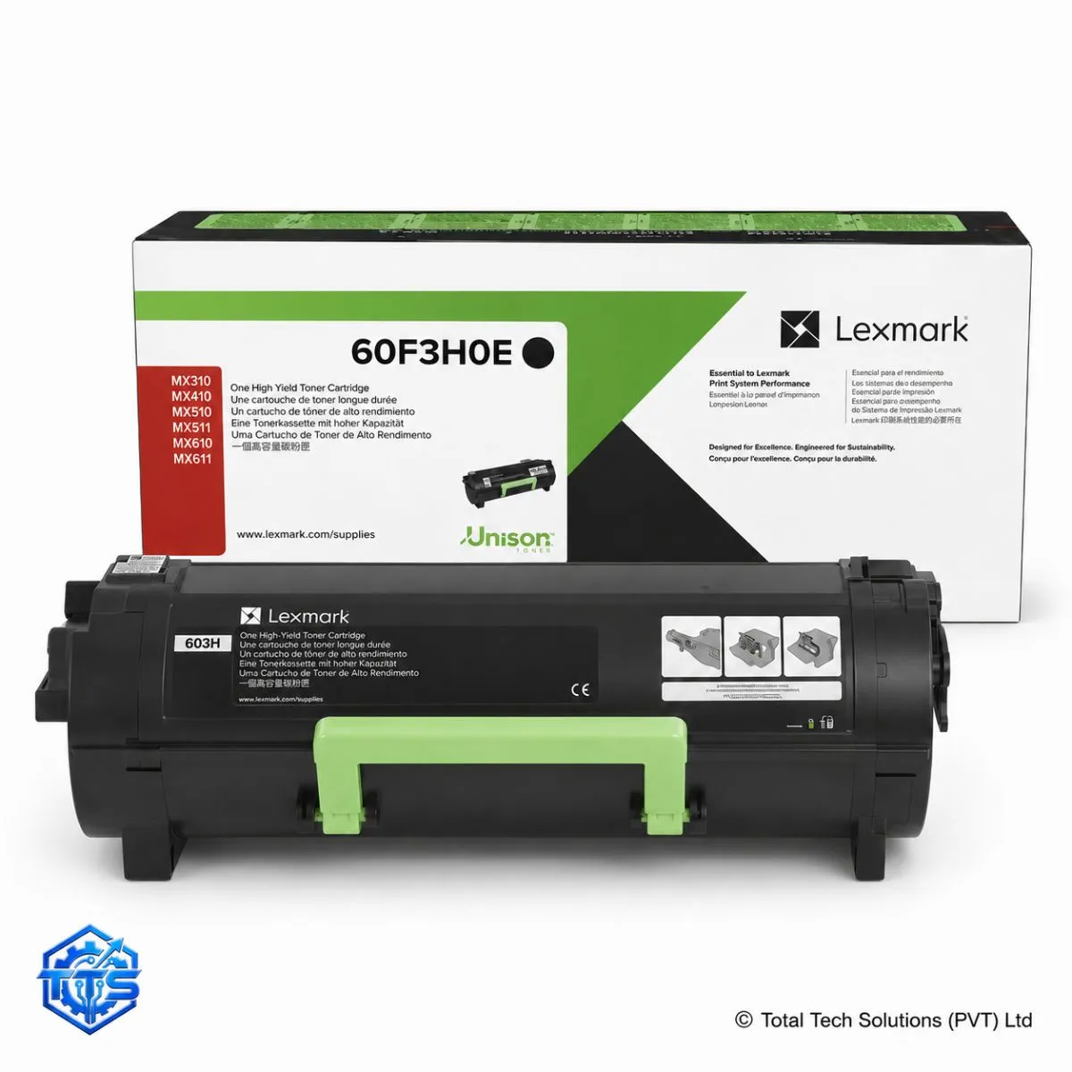 Lexmark 603H High Yield Black Toner Cartridge, image 2
