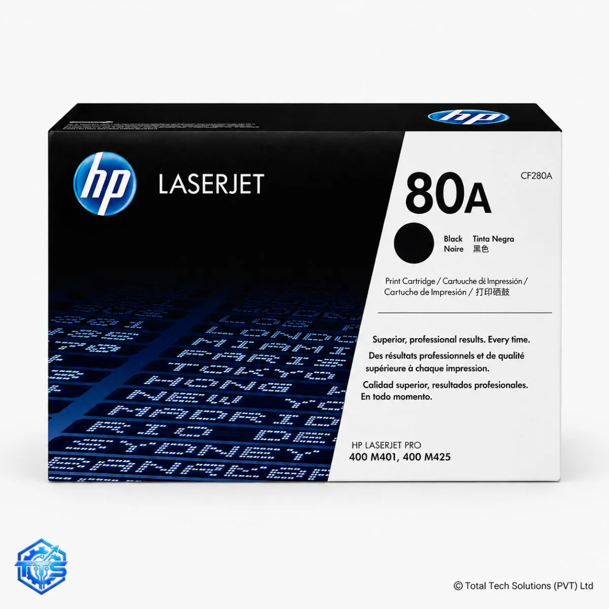 HP 80A Black Original LaserJet Toner Cartridge CF280A, image 4