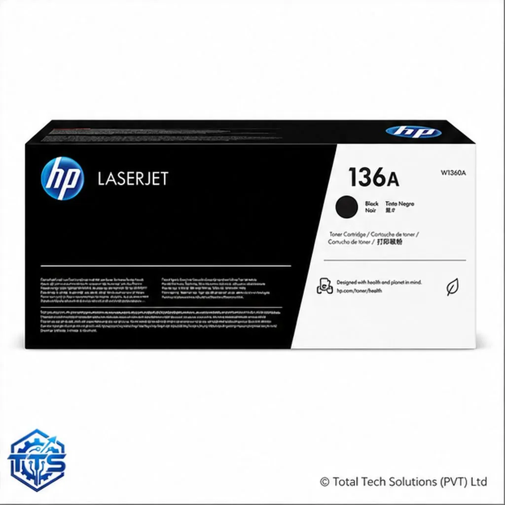 HP 136A Black Original LaserJet Toner Cartridge W1360A, image 4