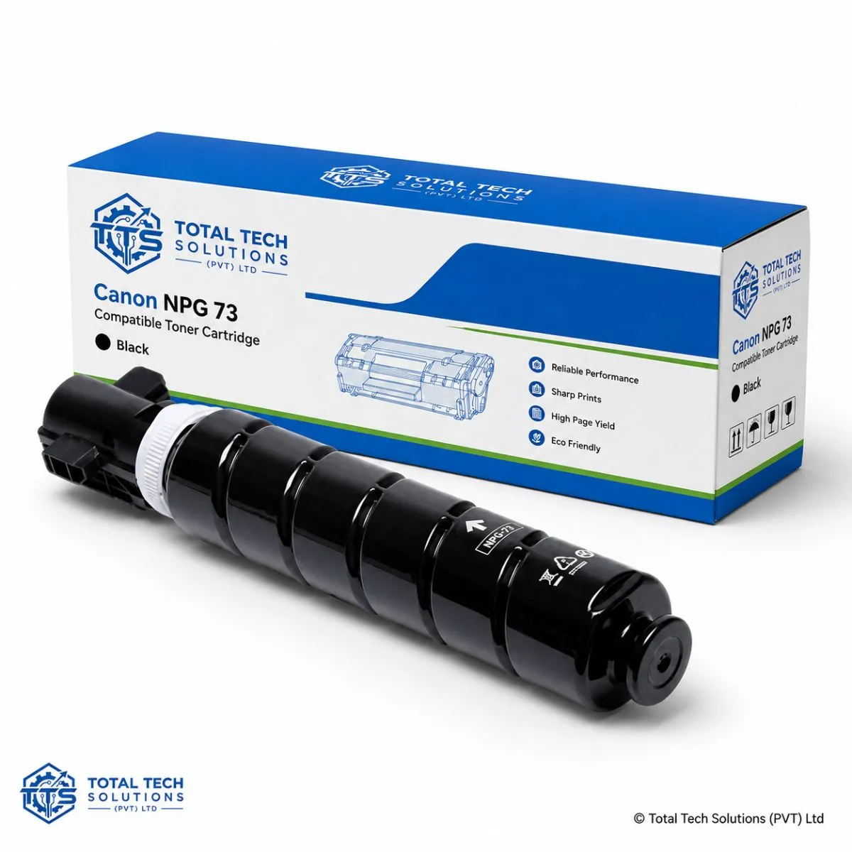Total Tech Solutions Canon NPG-73 Compatible Black Toner Cartridge
