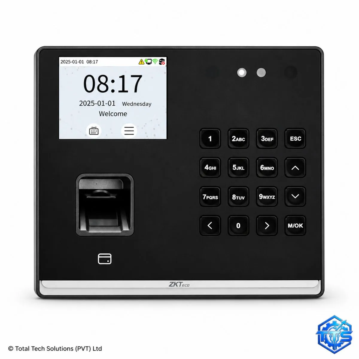 ZKTeco SenseFace M2F-LR Face / Fingerprint / Card Time Attendance & Access Control Terminal