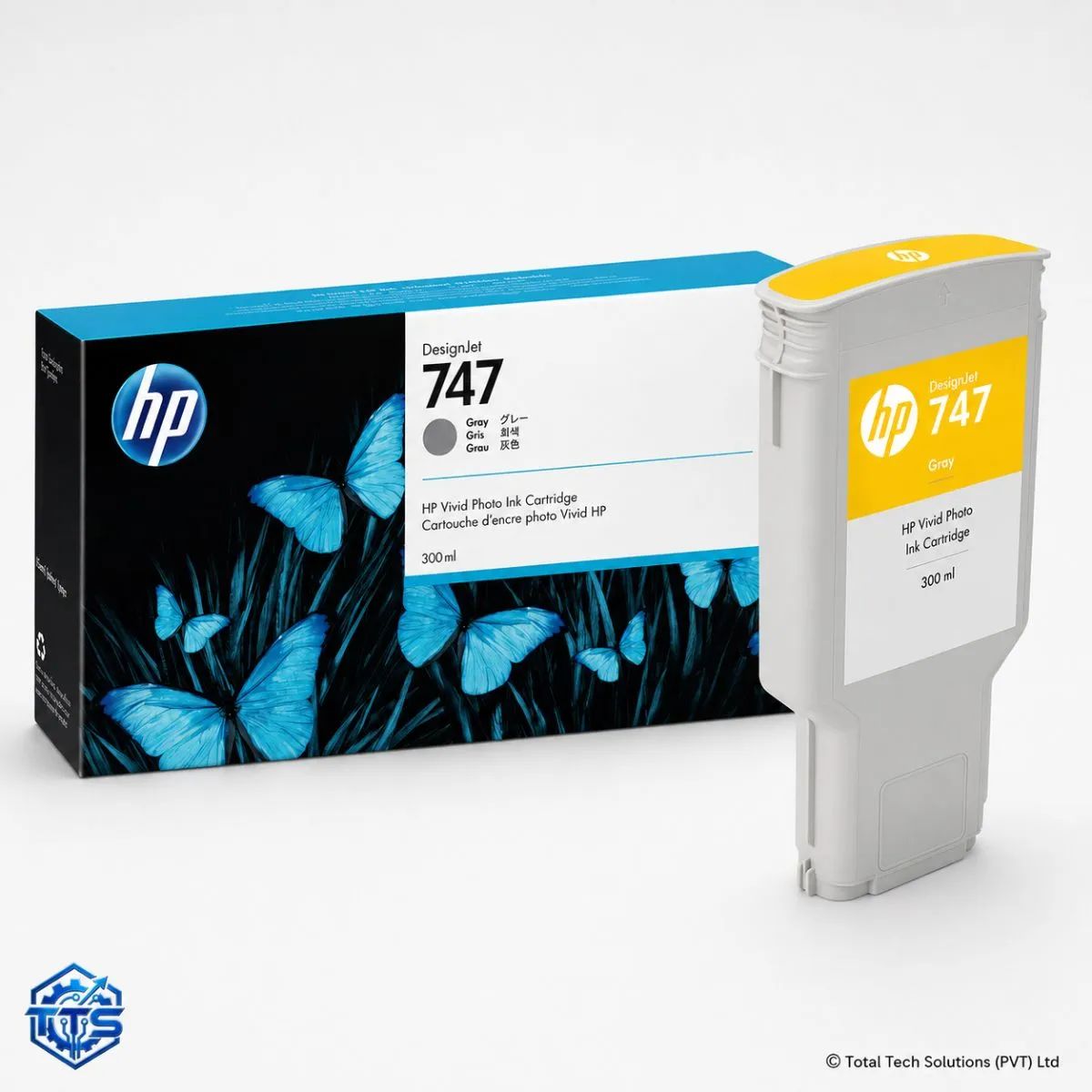 HP 747 300-ml Original DesignJet Ink Cartridge