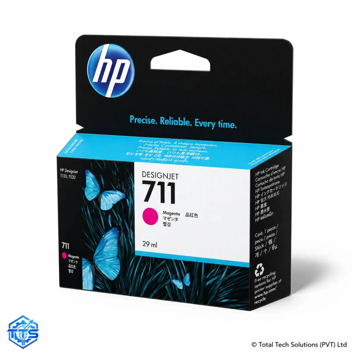 HP 711 29-ml Original DesignJet Ink Cartridge for T120 / T520