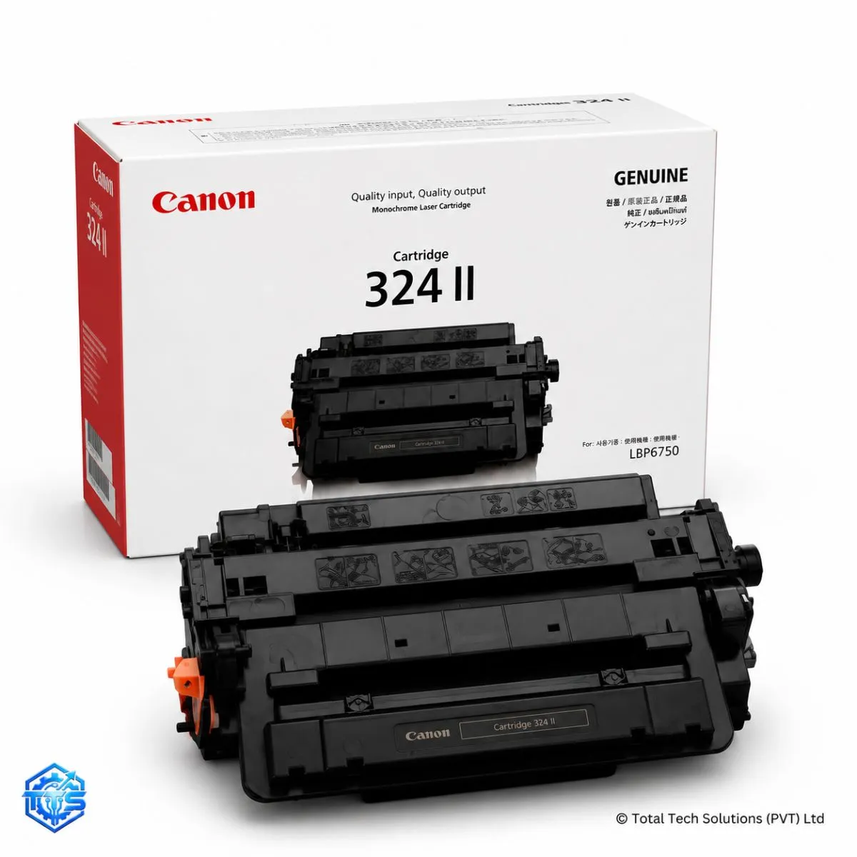 Canon Cartridge 324 II Black Genuine High-Capacity Toner Cartridge, image 2
