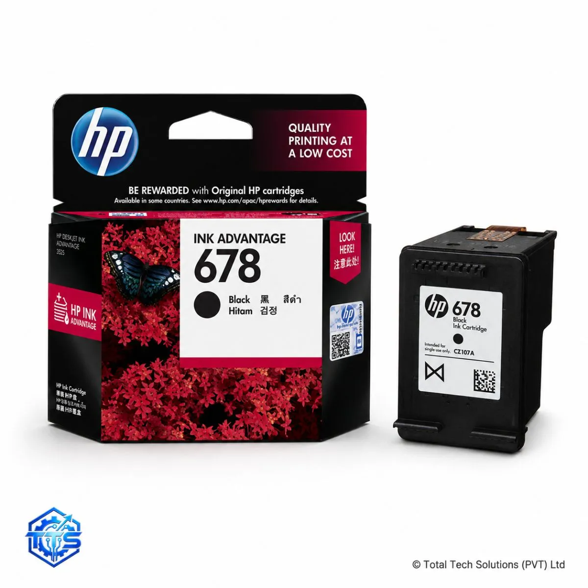 HP 678 Original Ink Advantage Cartridge for HP 1015 / 2515 / 1515 / 2545 / 2645 / 3545 / 4645