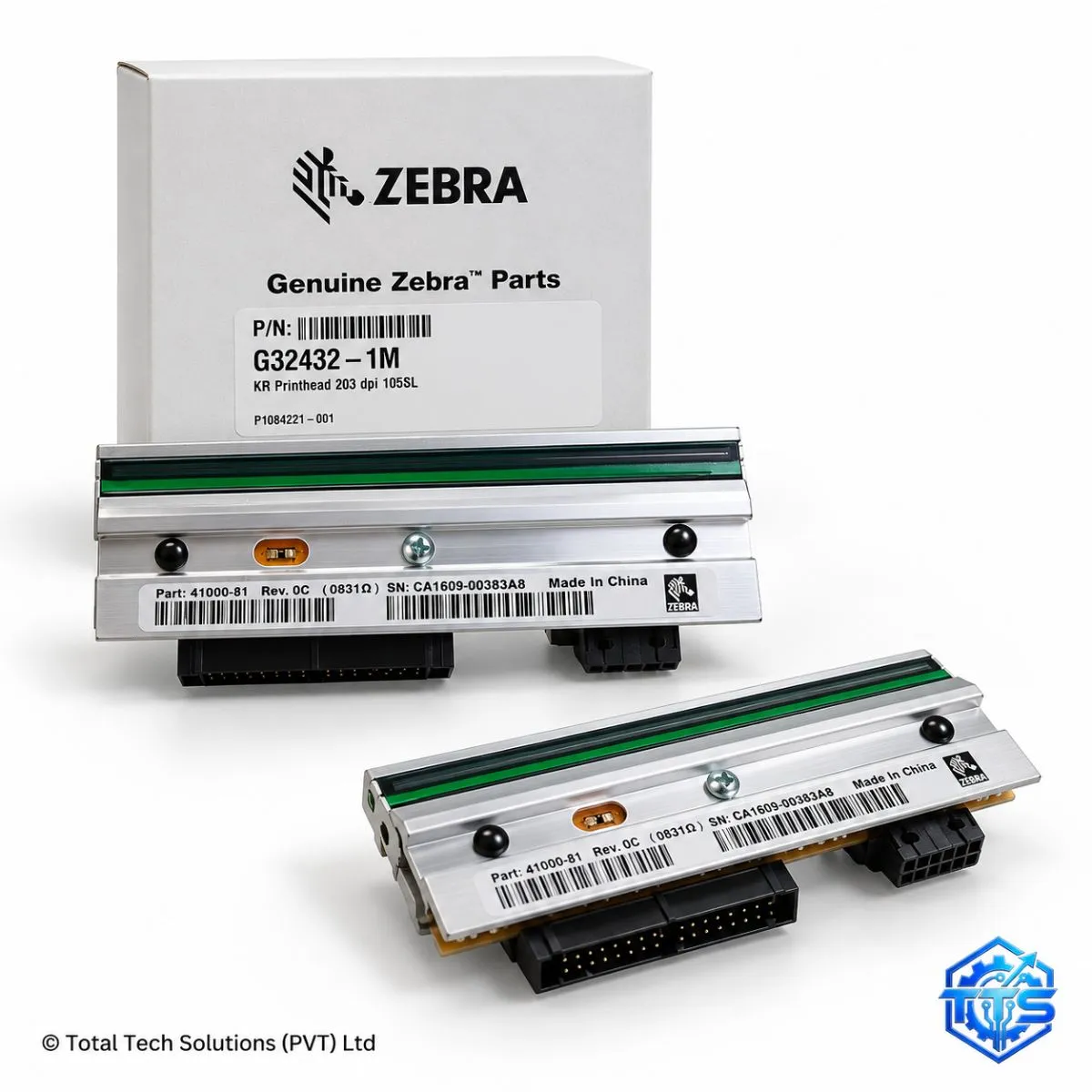 Zebra 105SL Plus 300dpi Genuine OEM Thermal Printhead Kit, image 4