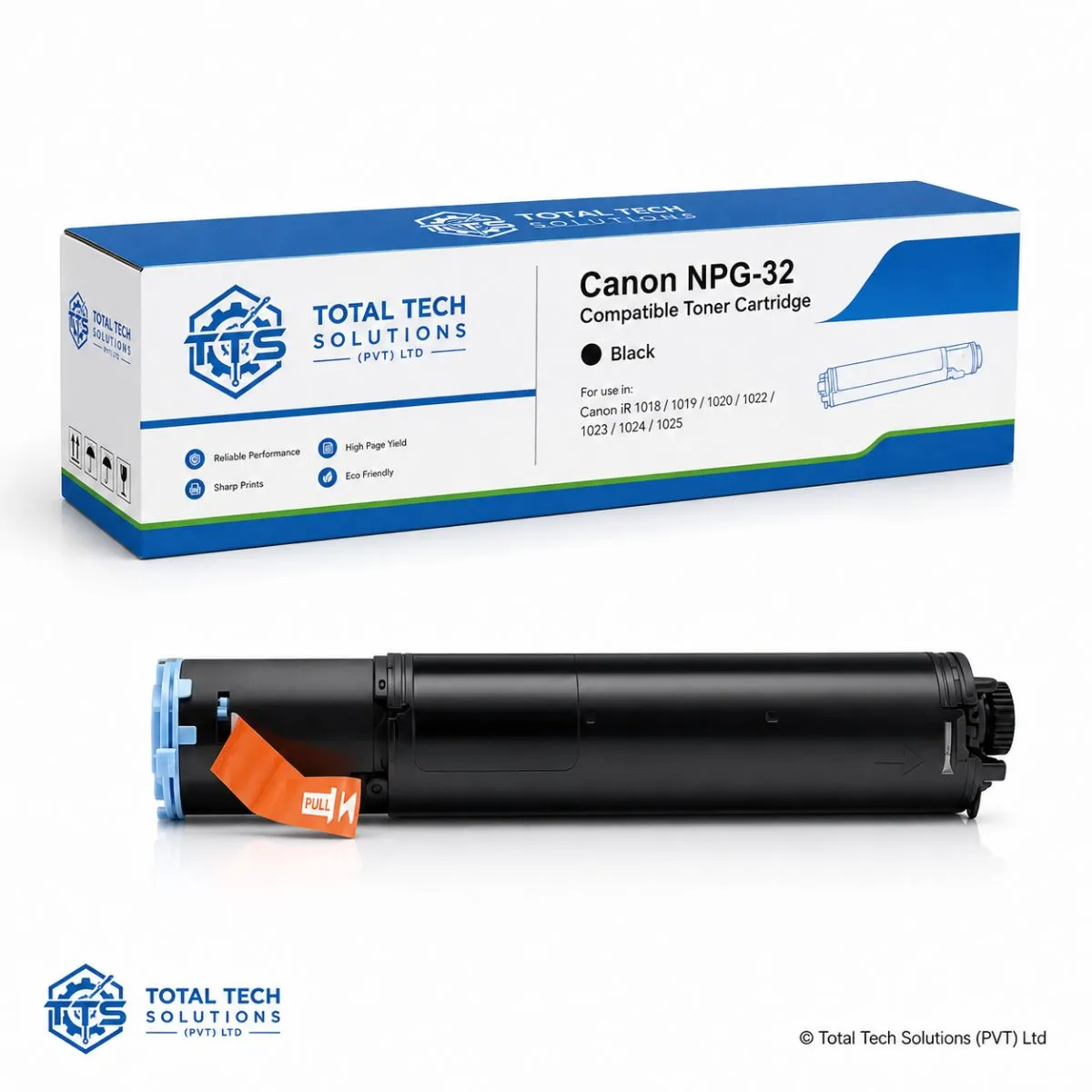 Total Tech Solutions Canon NPG-32 Black Compatible Toner Cartridge