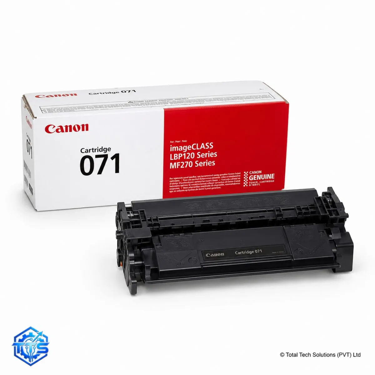 Canon 071 Black Genuine Toner Cartridge, image 2
