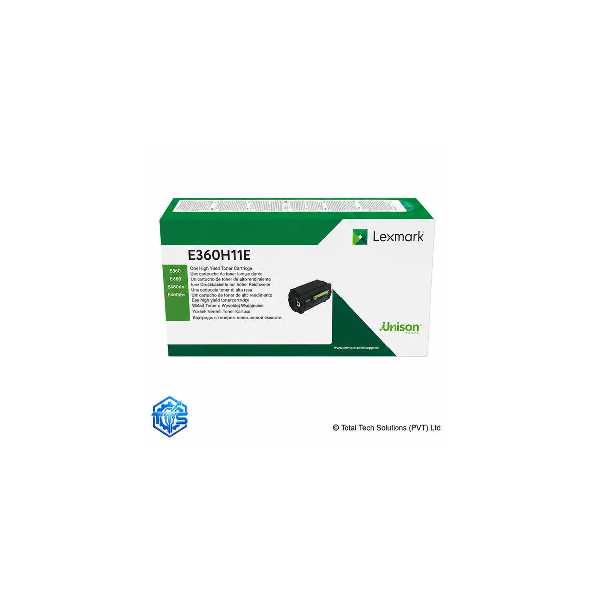Lexmark E360, E460 Black High-Yield Toner Cartridge, image 2