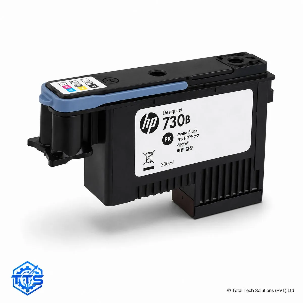 HP 730B 300-ml Matte Black Original DesignJet Ink Cartridge, image 4