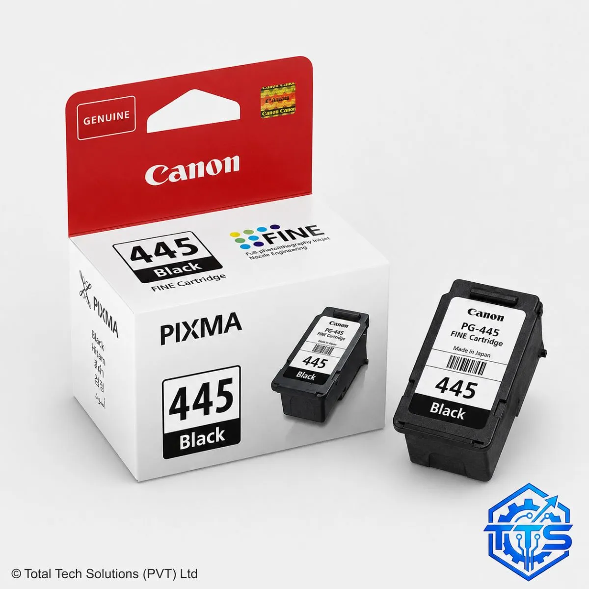 Canon PIXMA PG-445 Black Original Ink Cartridge, image 4
