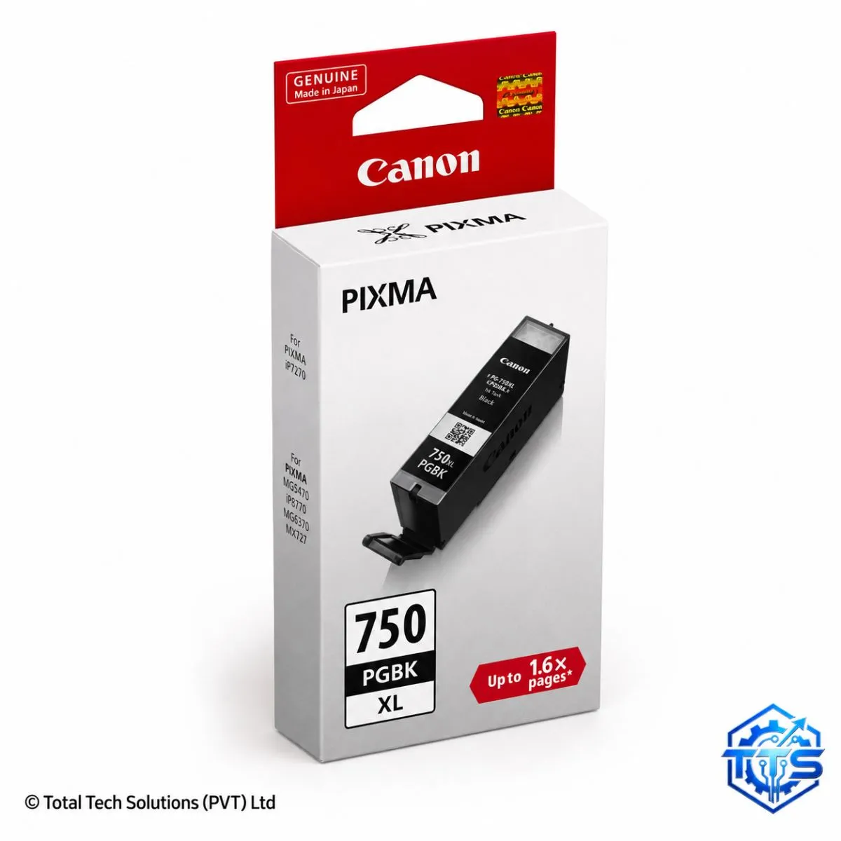Canon PIXMA PGI-750 PGBK Pigment Black Original Ink Cartridge, image 3