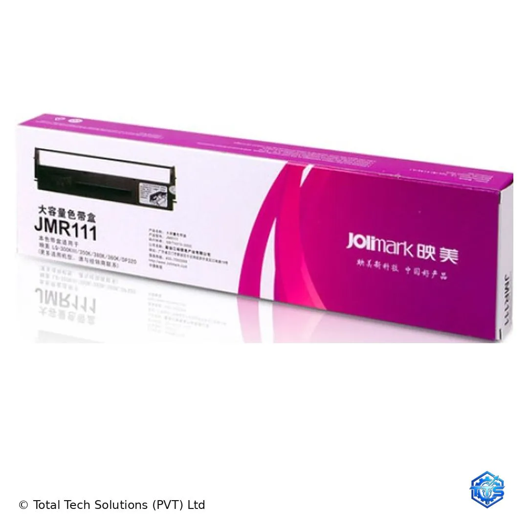 Jolimark JMR-111 Black Ribbon Cartridge for DP320, image 2