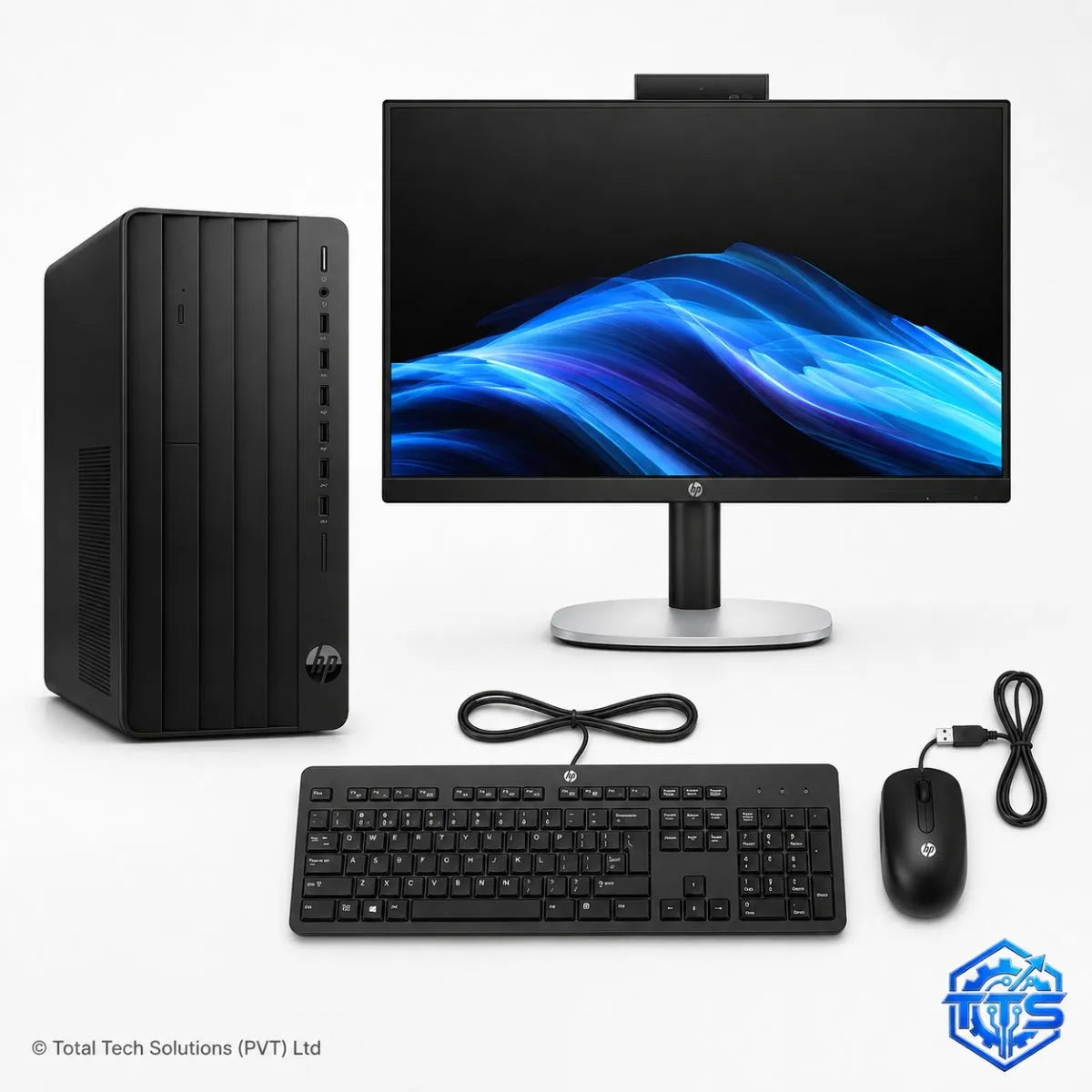 HP Pro Tower 280 G9 Desktop PC - Intel Core i5-14500, 8GB RAM, 512GB NVMe SSD, 22-inch Monitor, Windows 11 Pro, image 3
