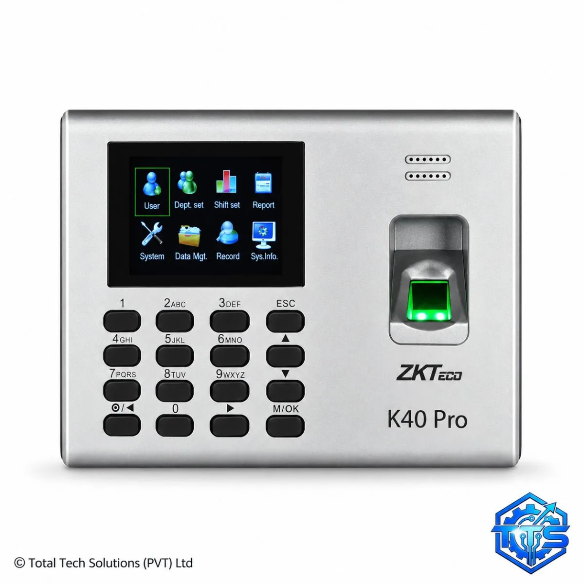 ZKTeco K40 Pro Fingerprint & Card Time Attendance Terminal, image 3