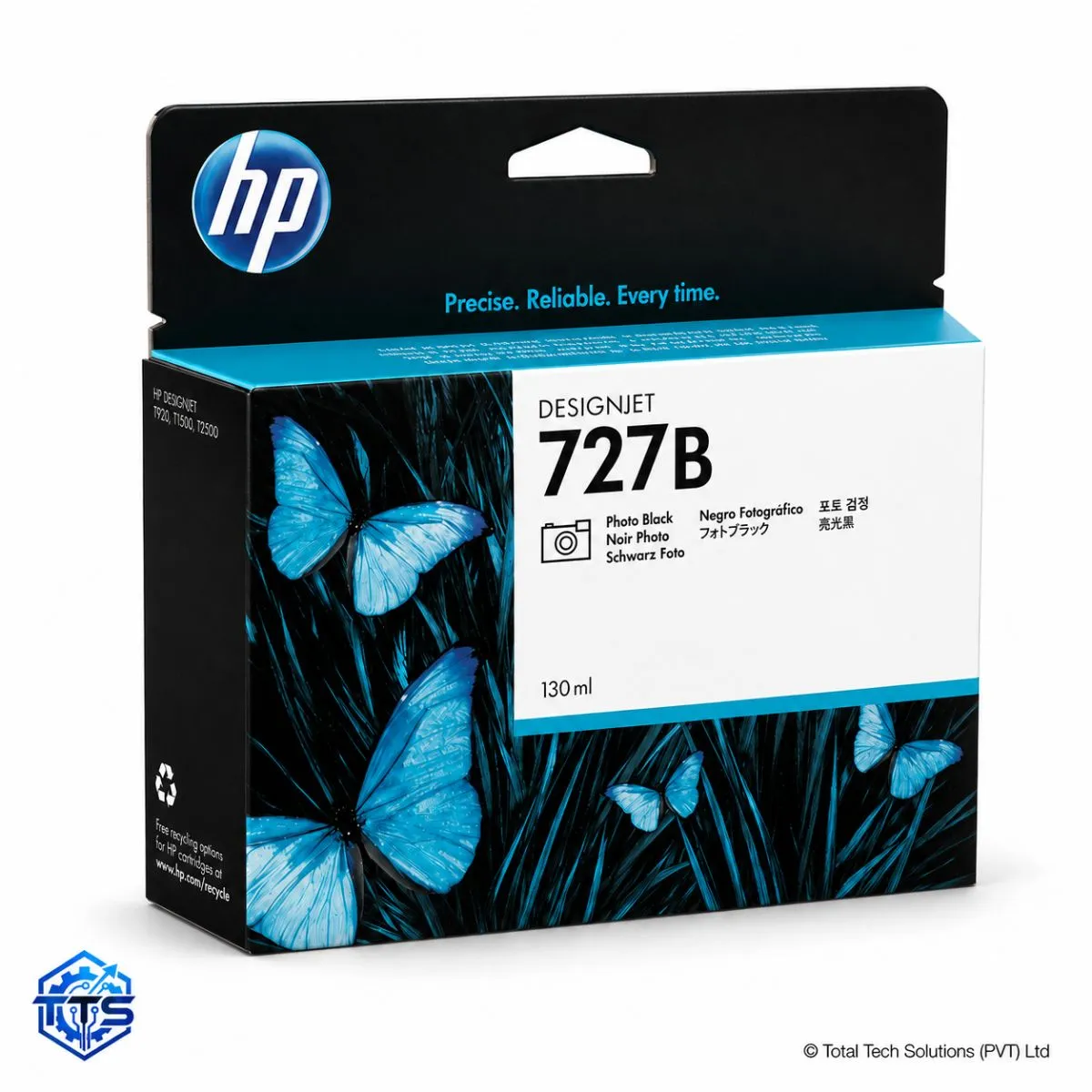 HP 727B 130-ml Photo Black Original DesignJet Ink Cartridge, image 3