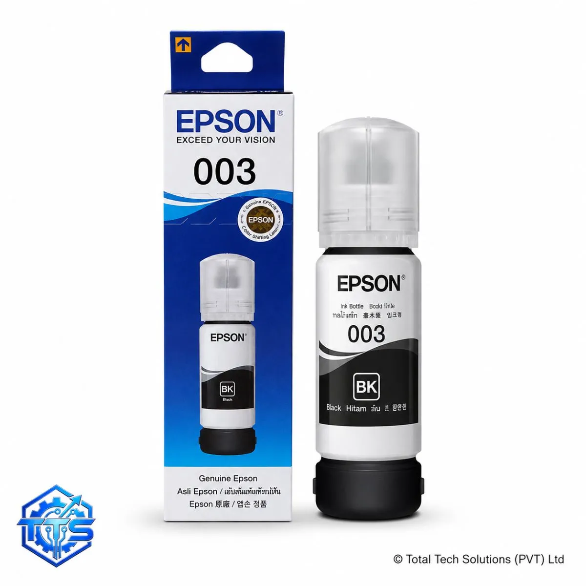 Epson 003 Original Ink Bottle for L1110/L3100/L3101/L3110/L3150/L5190