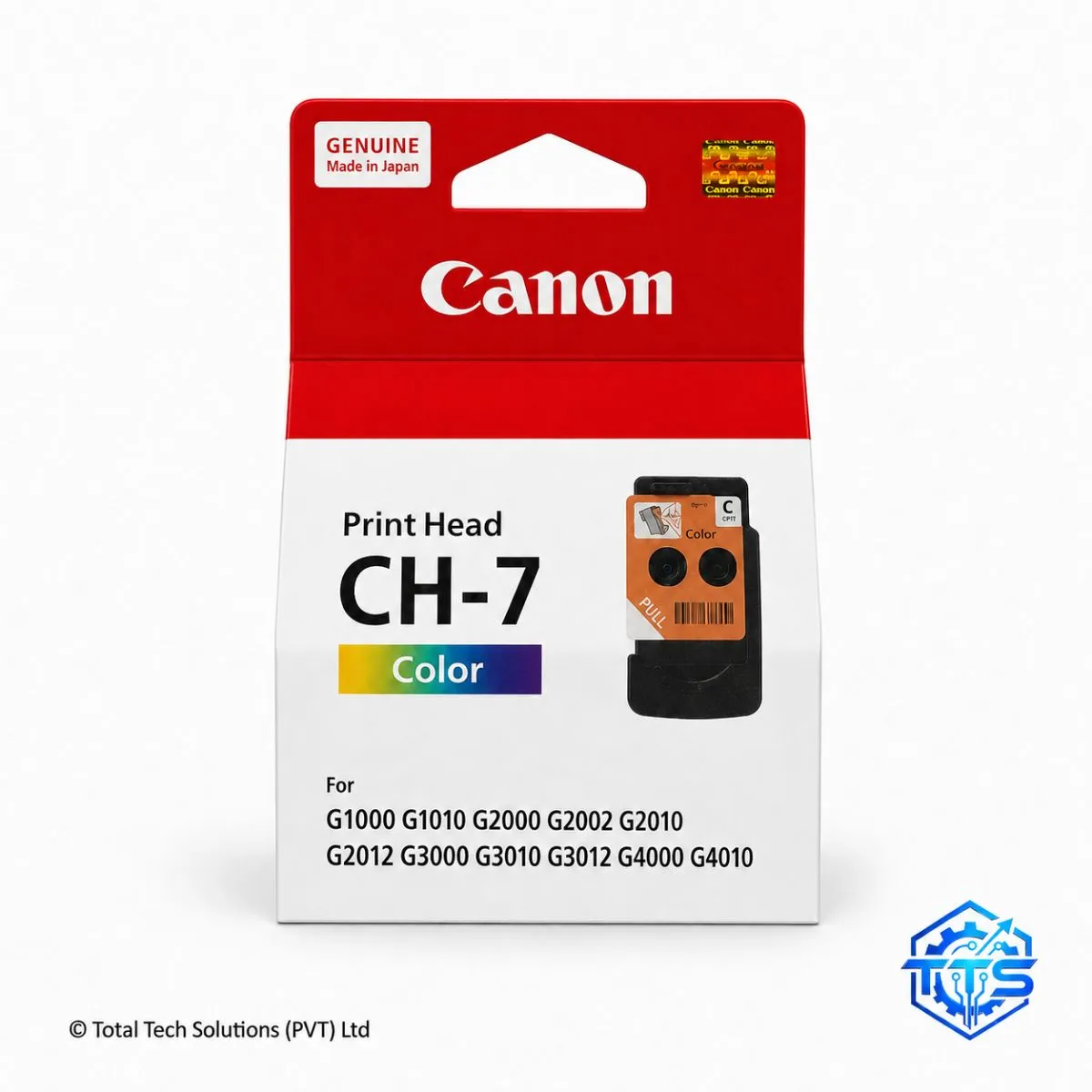 Canon CH-7 Tri-Color Print Head CA92 for PIXMA G1000 / G1010 / G2000 / G2010 / G3000 / G3010 / G4000 / G4010