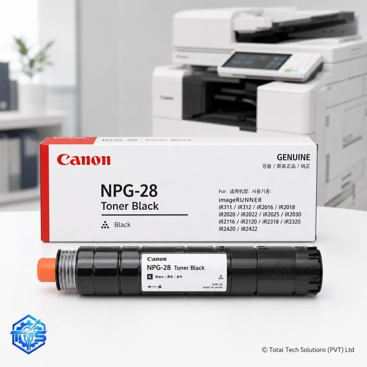 Canon NPG-28 Original Black Toner Cartridge, image 3