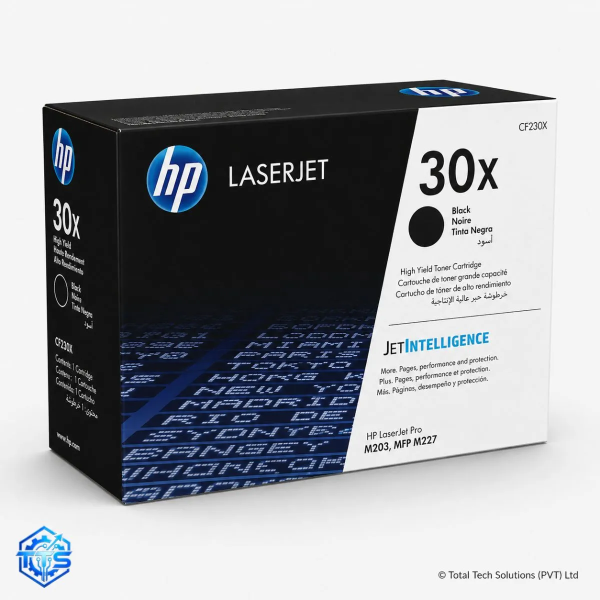 HP 30X High Yield Black Original LaserJet Toner Cartridge CF230X, image 2
