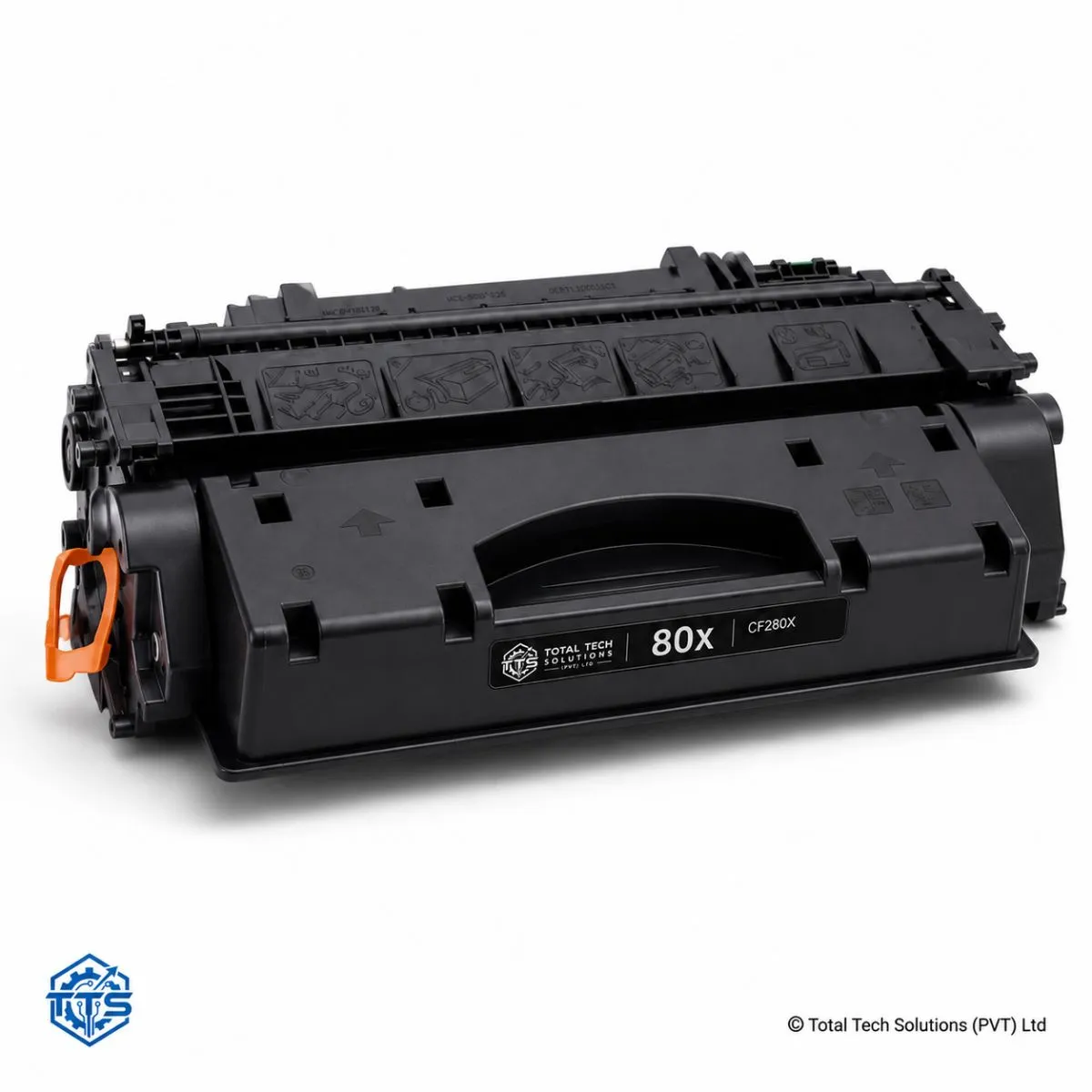 Total Tech Solutions HP 80X Compatible Black Toner Cartridge - CF280X, image 2