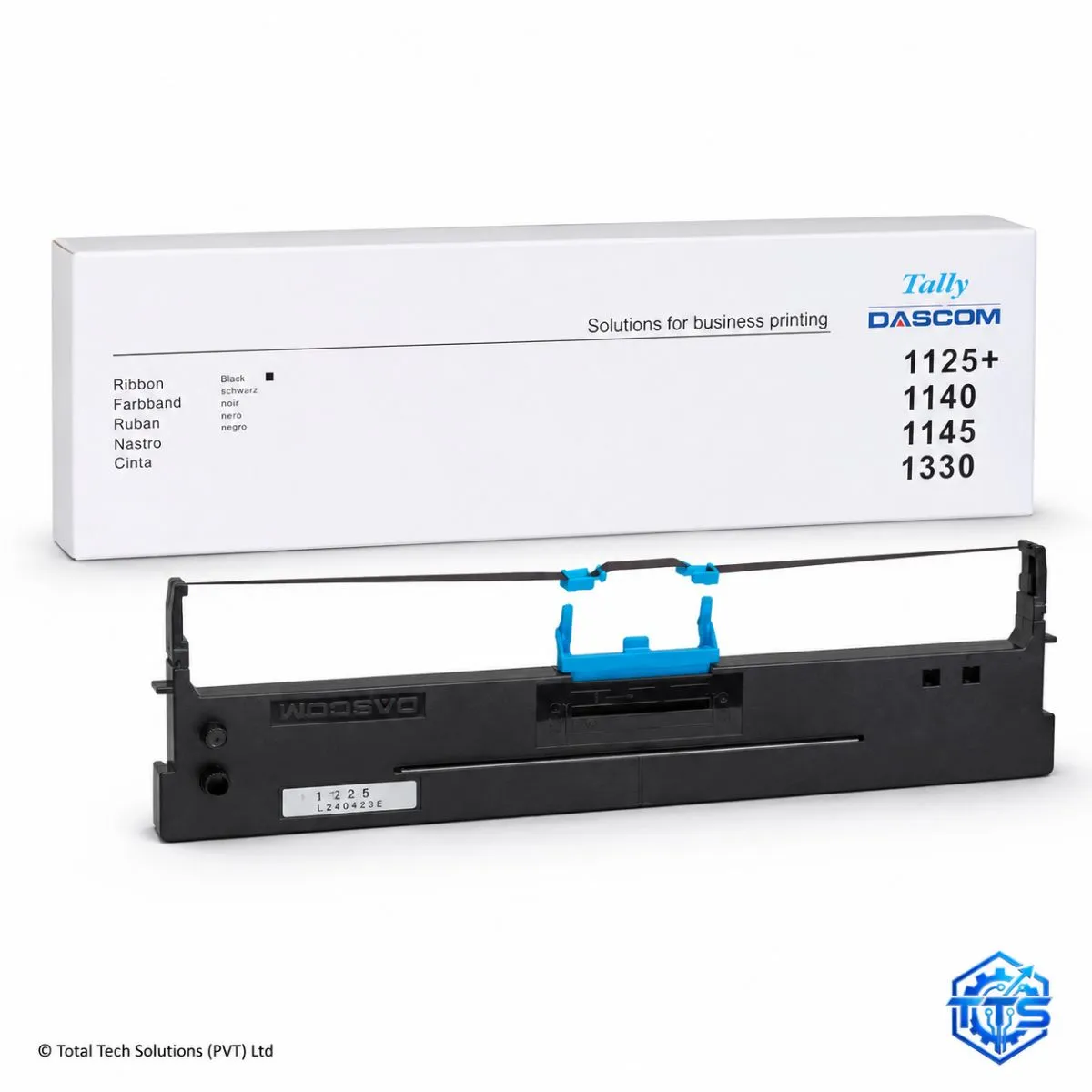 Tally Dascom 1125+ / 1140 / 1145 / 1330 Black Original Printer Ribbon, image 4