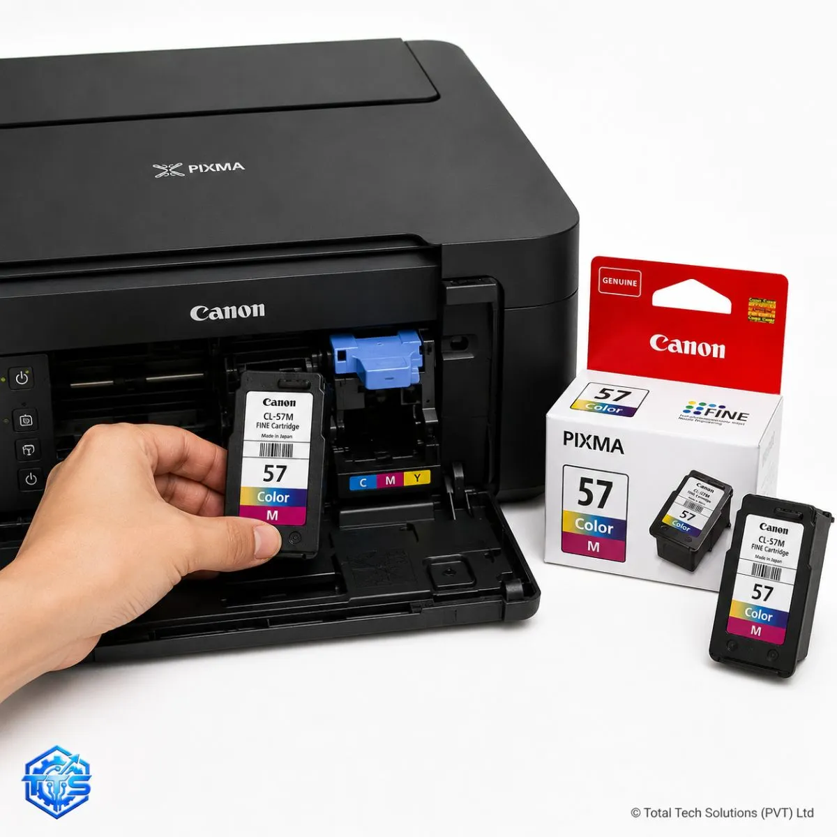 Canon Ink Cartridge CL-57 M Colour, image 3