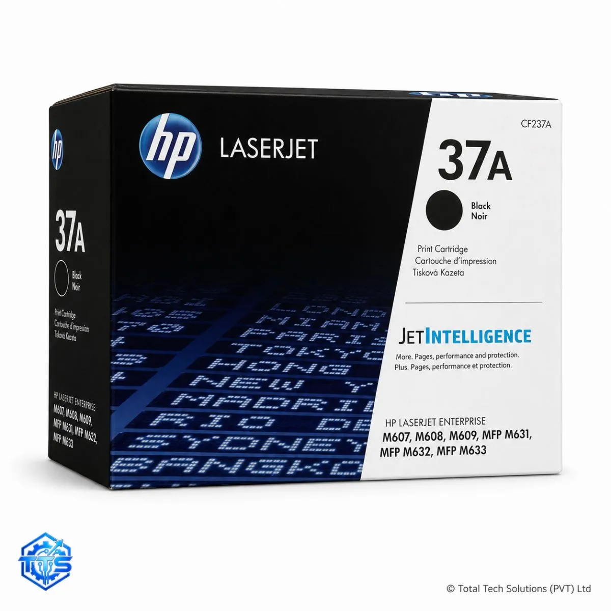 hp 37a black original laserjet toner cartridge, image 2