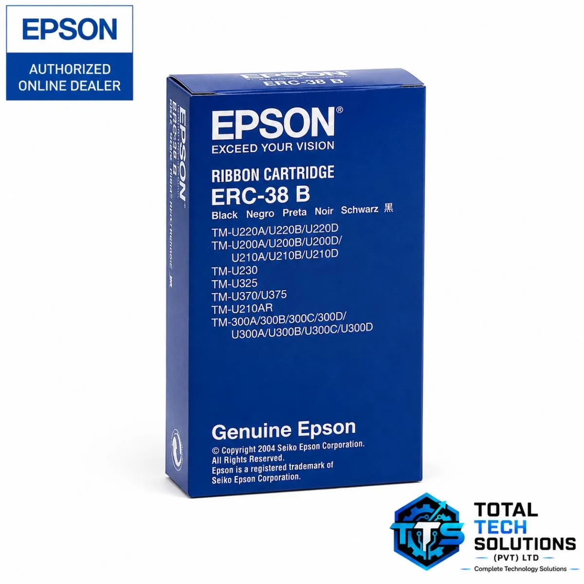 Epson ERC-38 B Black Ribbon Cartridge