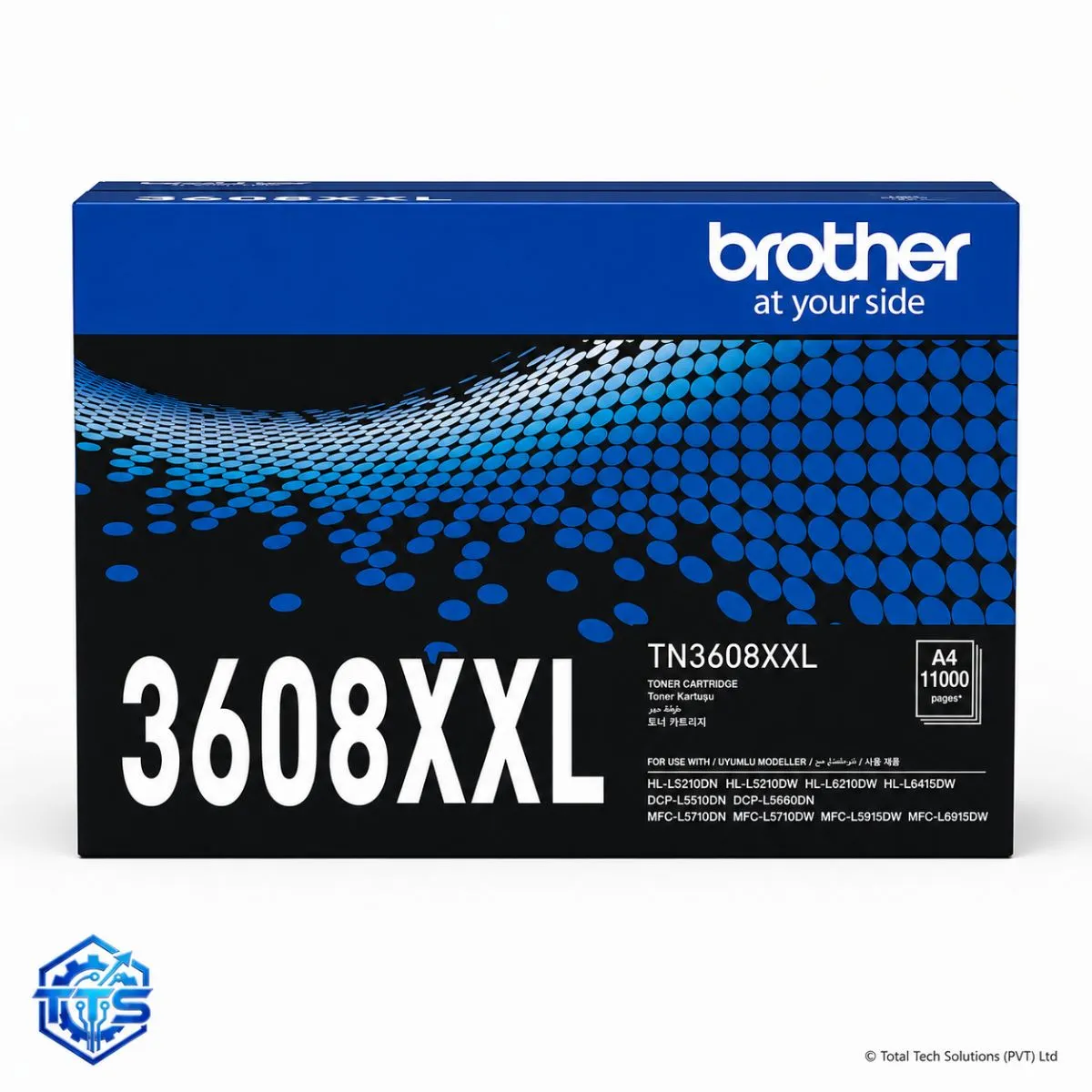 Brother TN3608XXL High Yield Black Toner Cartridge, image 2