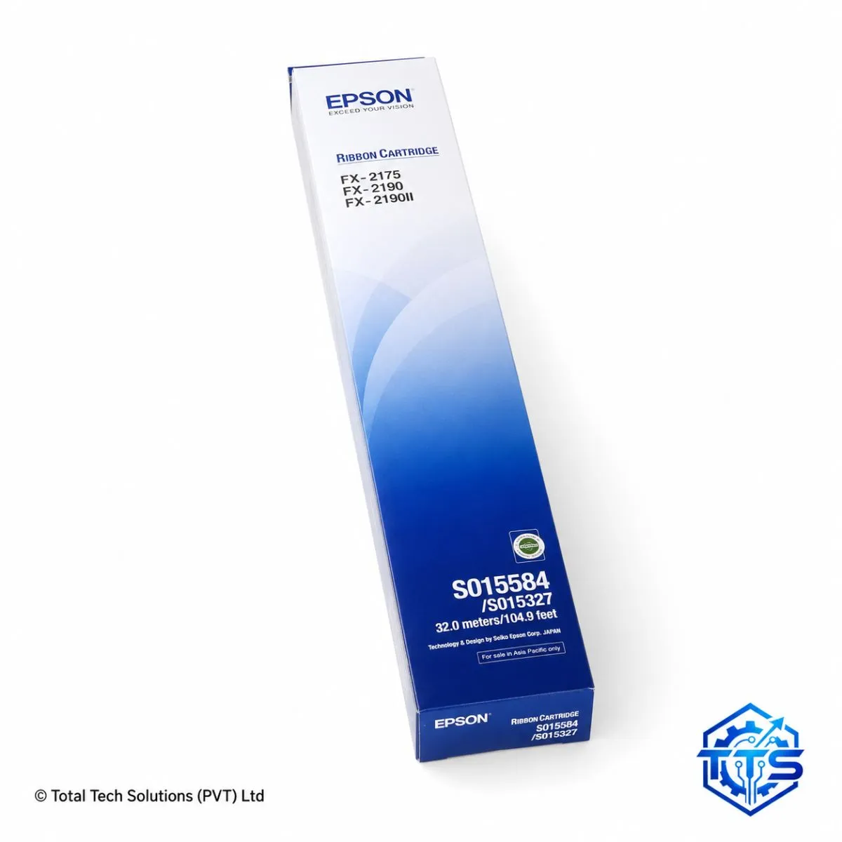 Epson FX-2190 Black Original Printer Ribbon - S015584 for FX-2175 / FX-2190