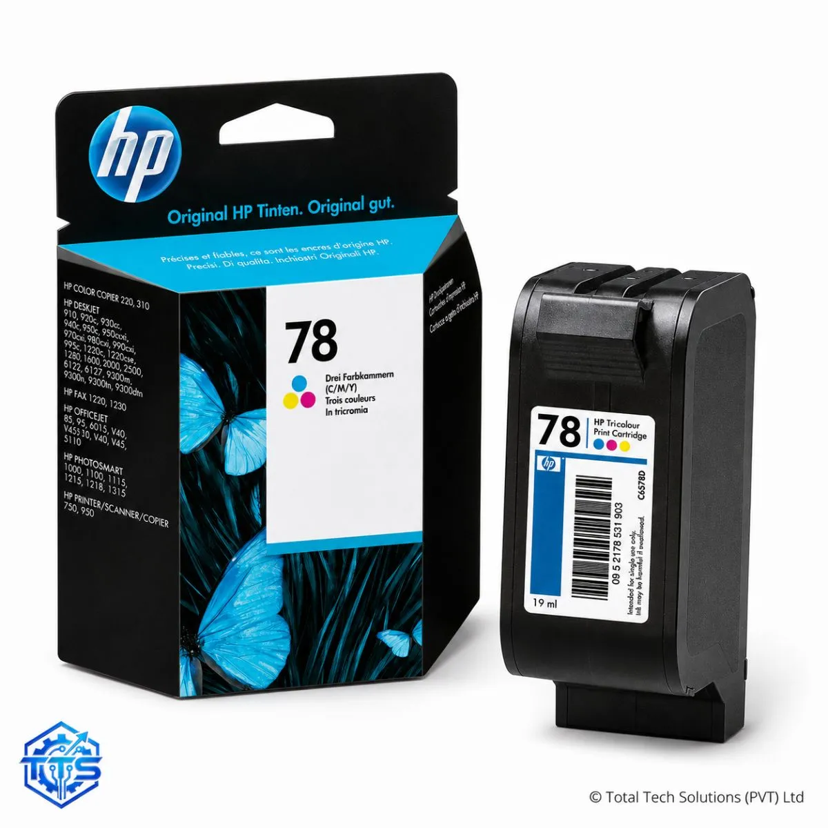 HP 78 Tri-color Original Ink Cartridge, image 2
