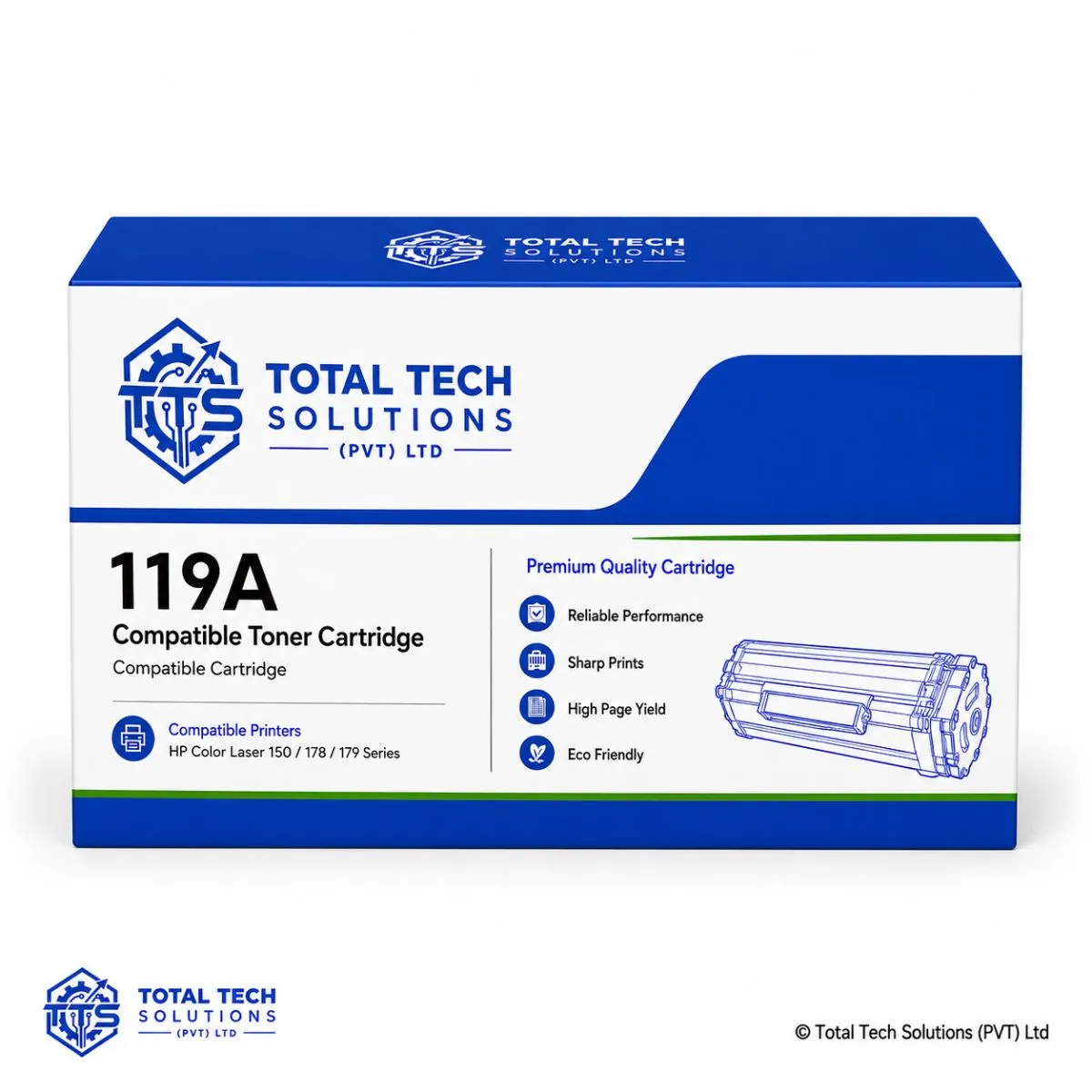 Total Tech 119A Compatible Toner Cartridge