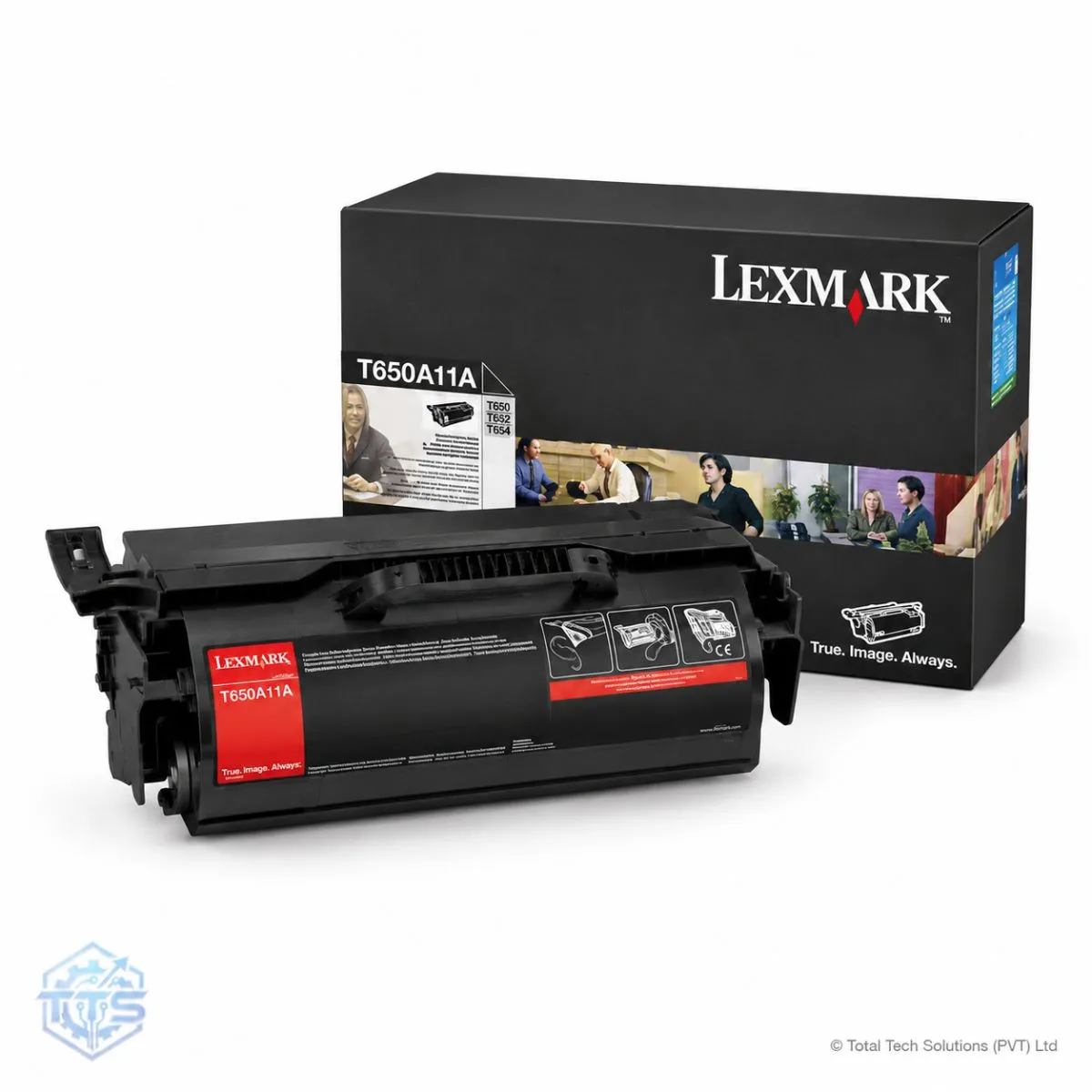 Lexmark T650 Standard-Yield Black Toner Cartridge, image 2