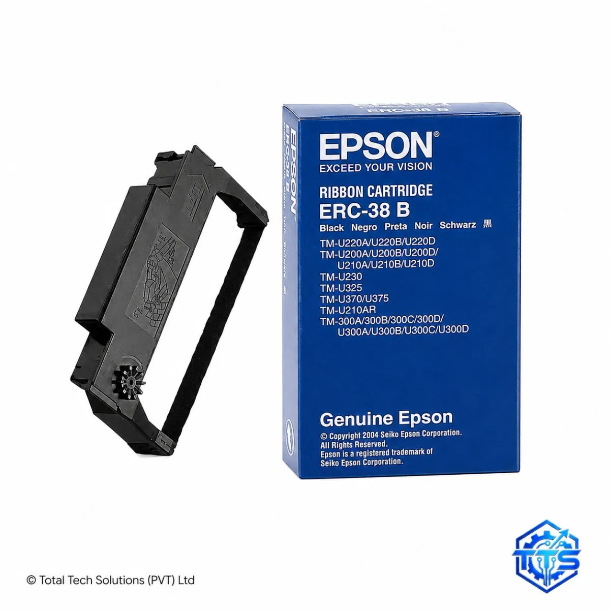 Epson ERC-38B Black Original Ribbon Cartridge - C43S015374