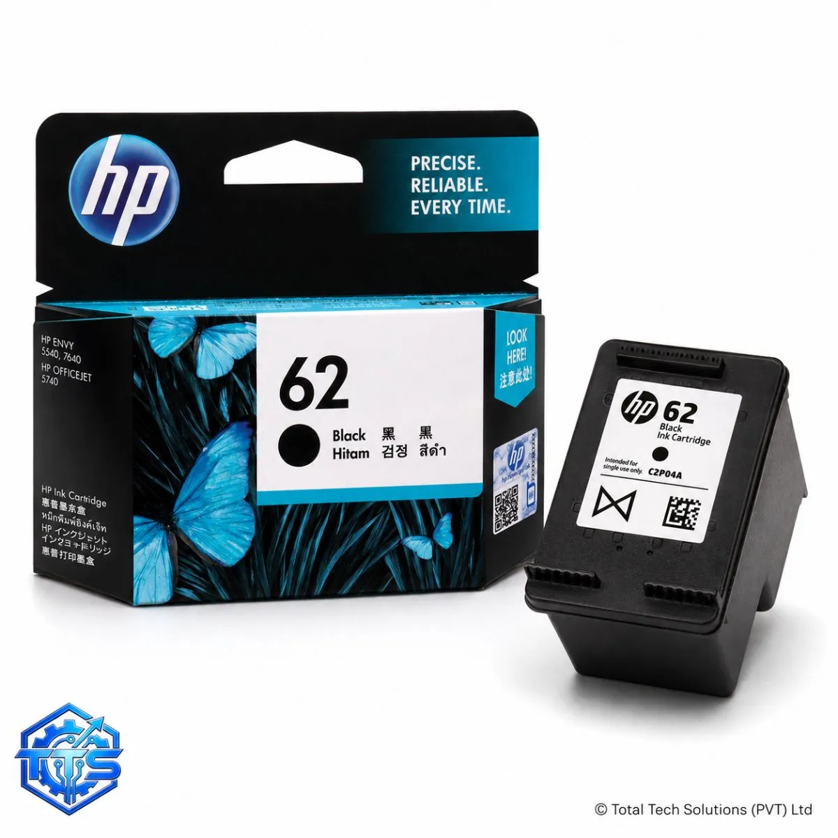 HP 62 Black Original Ink Cartridge