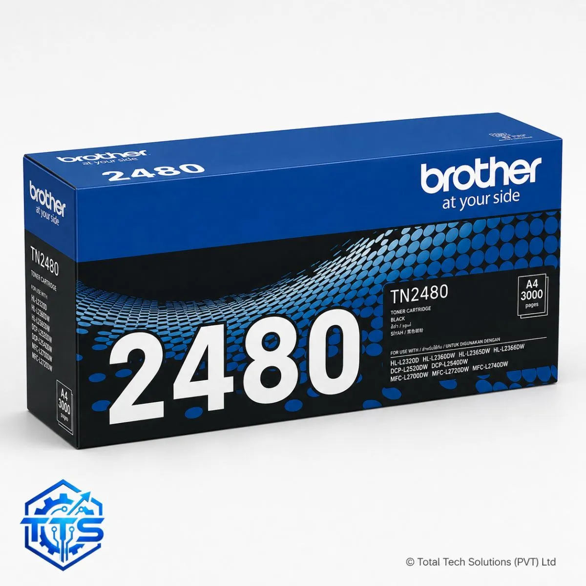 Brother TN-2480 Original High Yield Black Toner Cartridge, image 3