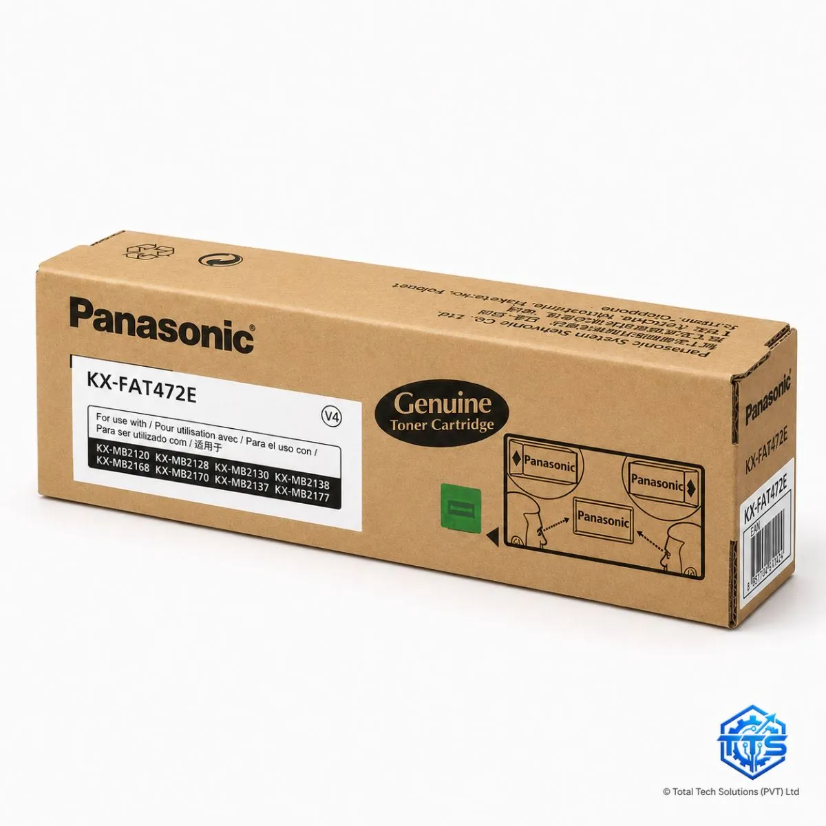 Panasonic KX-FAT472E Original Black Toner Cartridge, image 4
