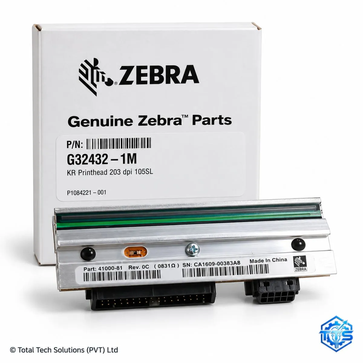 Zebra 105SL Plus 300dpi Genuine OEM Thermal Printhead Kit