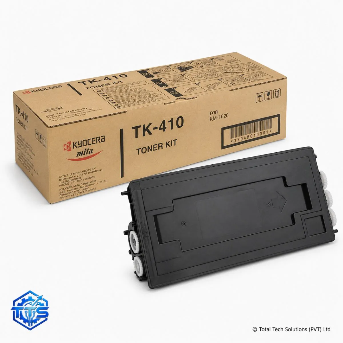 Kyocera TK-410 Original Black Toner Cartridge for KM-1620/KM-1650/KM-2050, image 2
