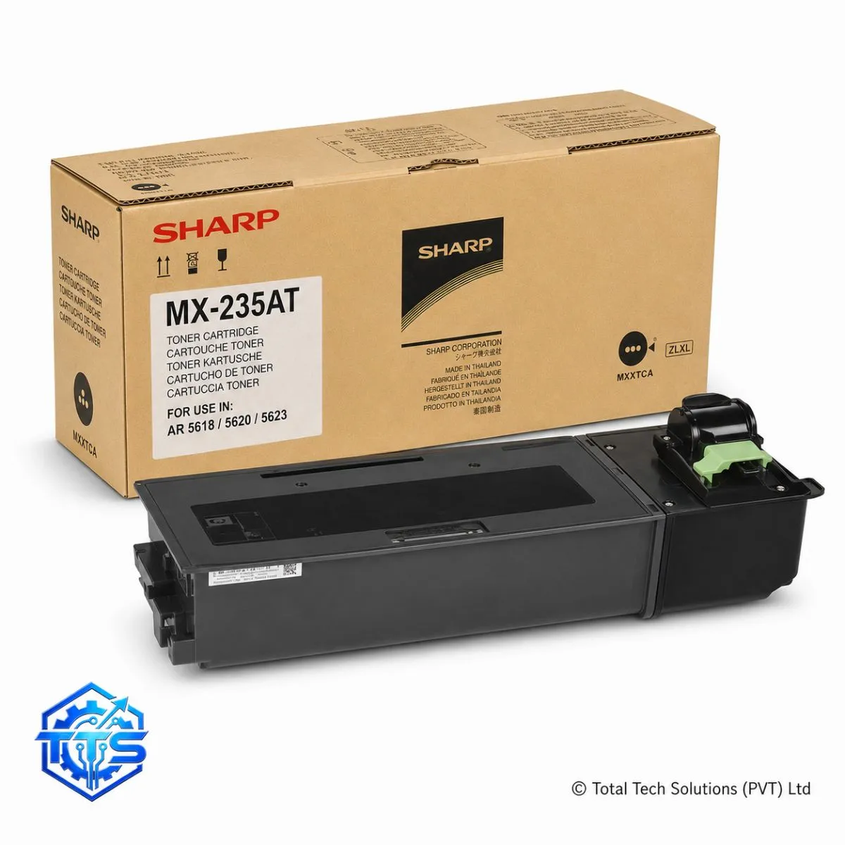 Sharp MX-235AT Compatible Black Toner Cartridge for AR-5618 / AR-5620 / AR-5623, image 2