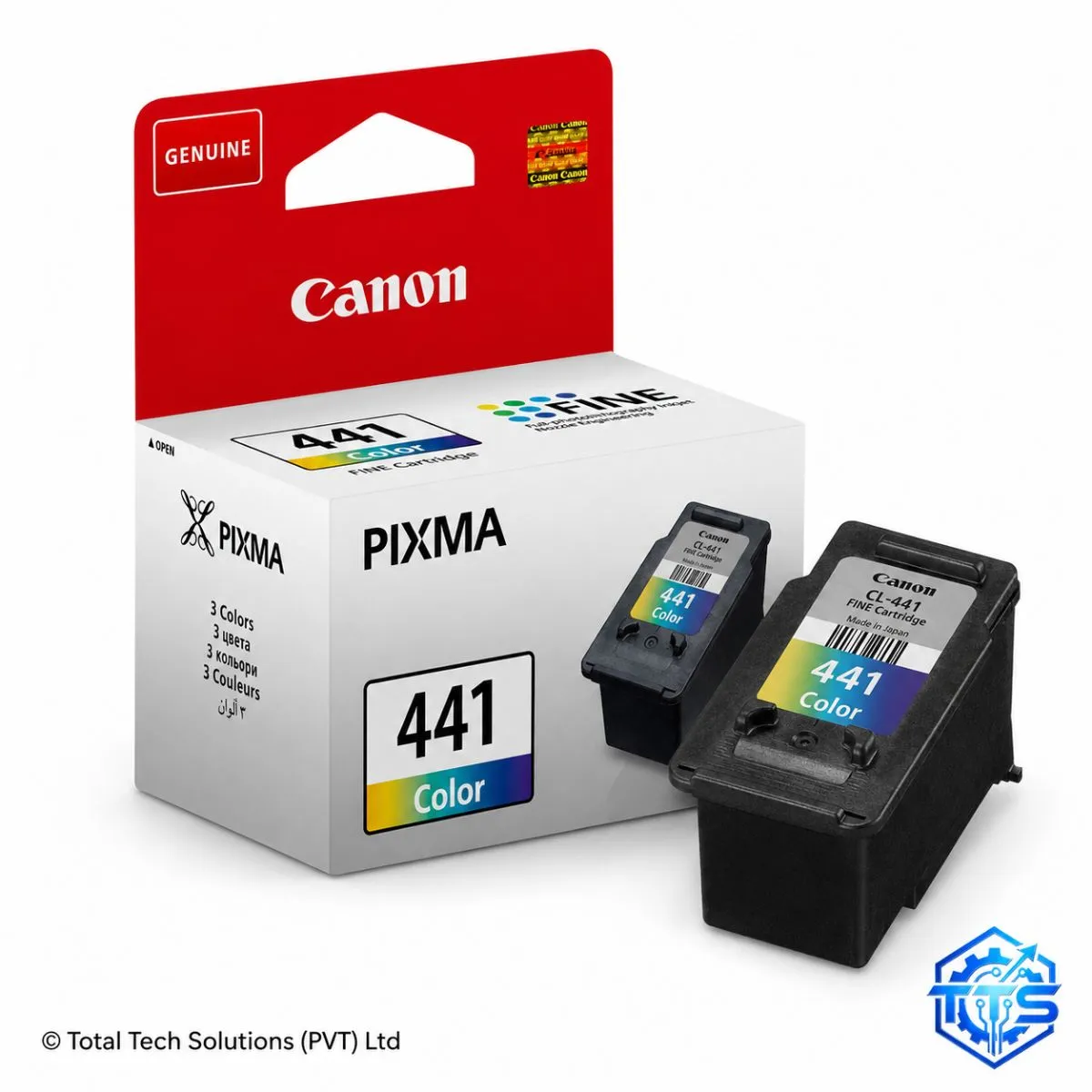 Canon PIXMA CL-441 Colour Original FINE Ink Cartridge, image 4